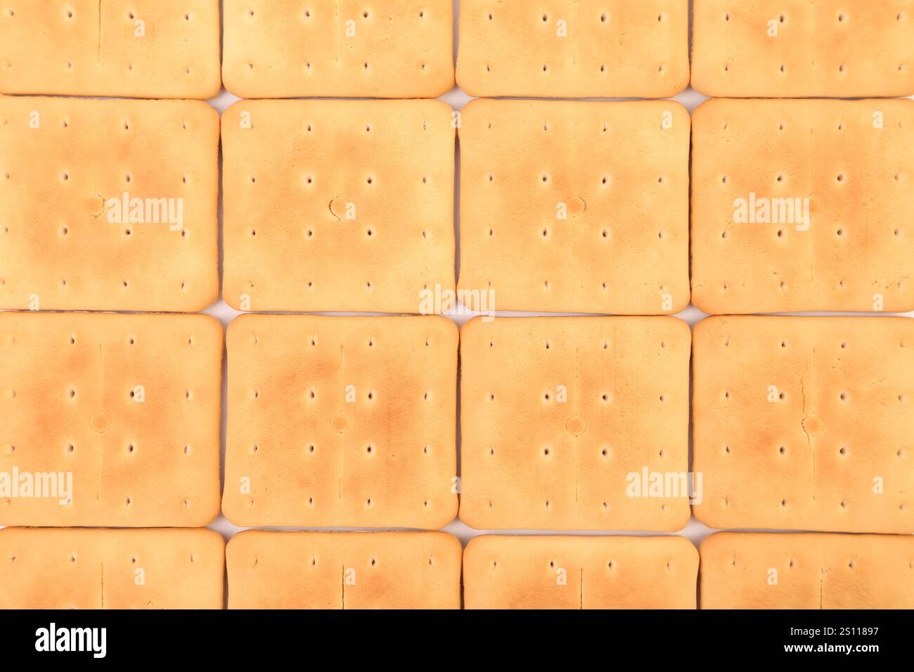 Hintergrund des Salznatron-Crackers. WClose Up. Stockfoto
