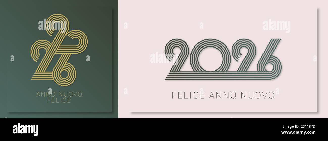 2026 - Happy New Year 2026 Stock Vektor