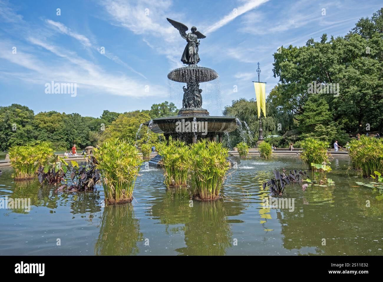 Bethesda Fountain im Central Park, Manhattan, New York City, USA Stockfoto