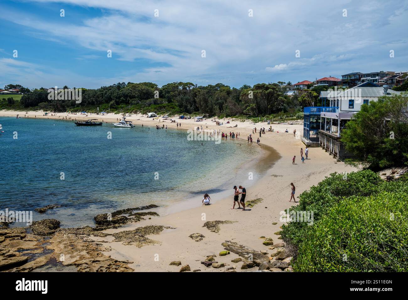 Frenchmans Bay in La Perouse, ein Vorort in den östlichen Vororten, benannt nach dem französischen Seefahrer Comte de Lapérouse, Sydney, NSW, Australien Stockfoto