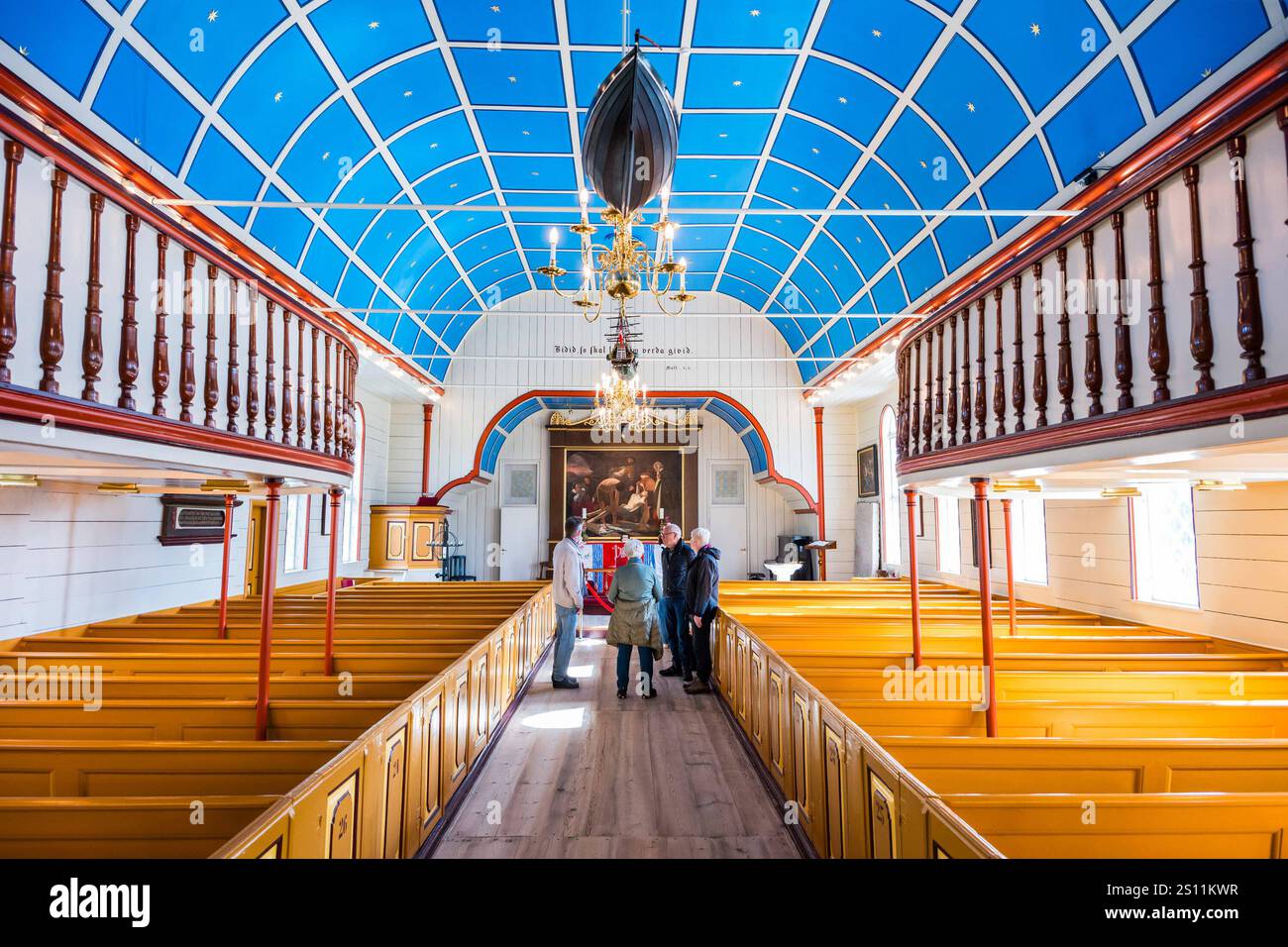 Dom zu Torshavn *** Kathedrale von Torshavn Stockfoto