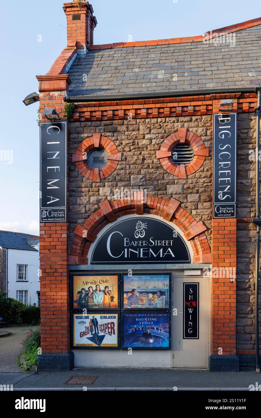 Baker Street Cinema, Abergavenny, Wales, Großbritannien Stockfoto
