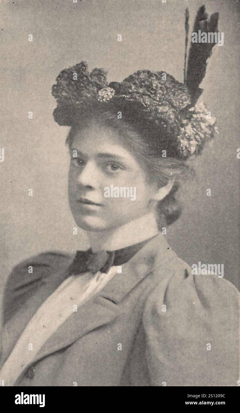 Ethel Barrymore. Falk. Stockfoto