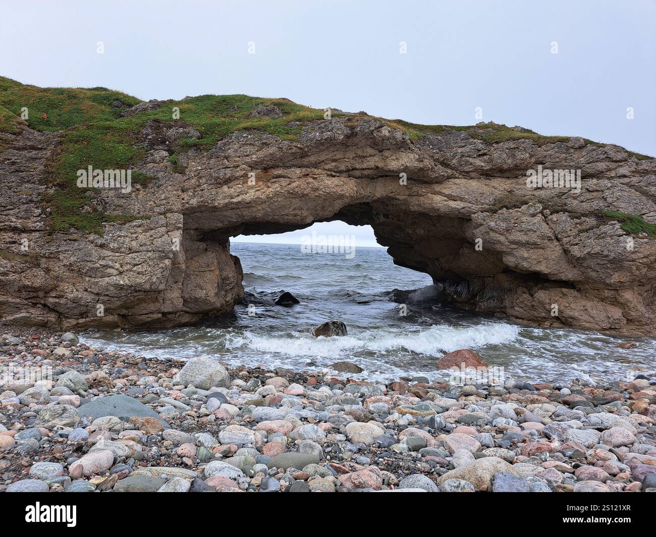 Der Arches Provincial Park in Portland Creek, Neufundland & Labrador, Kanada Stockfoto