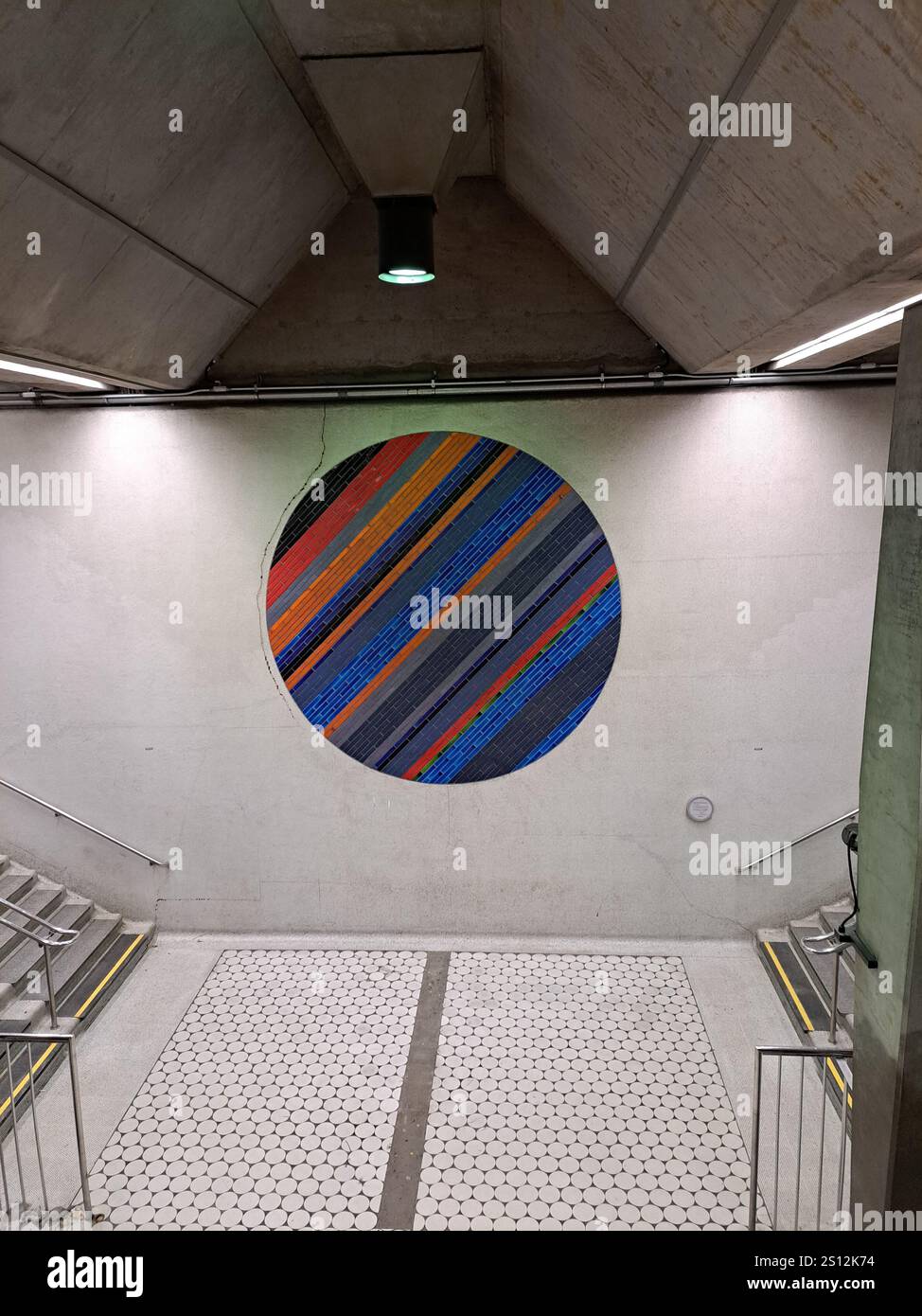 Circle 1966 an der U-Bahnstation Peel in Montreal, Quebec, Kanada Stockfoto