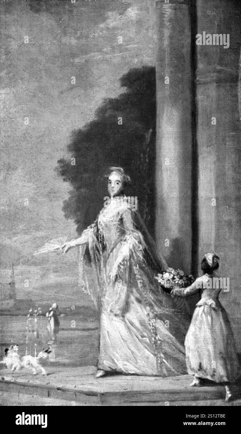 Vigilius Eriksen, Skitse til et portræt af en russisk fyrstinde, Stockfoto