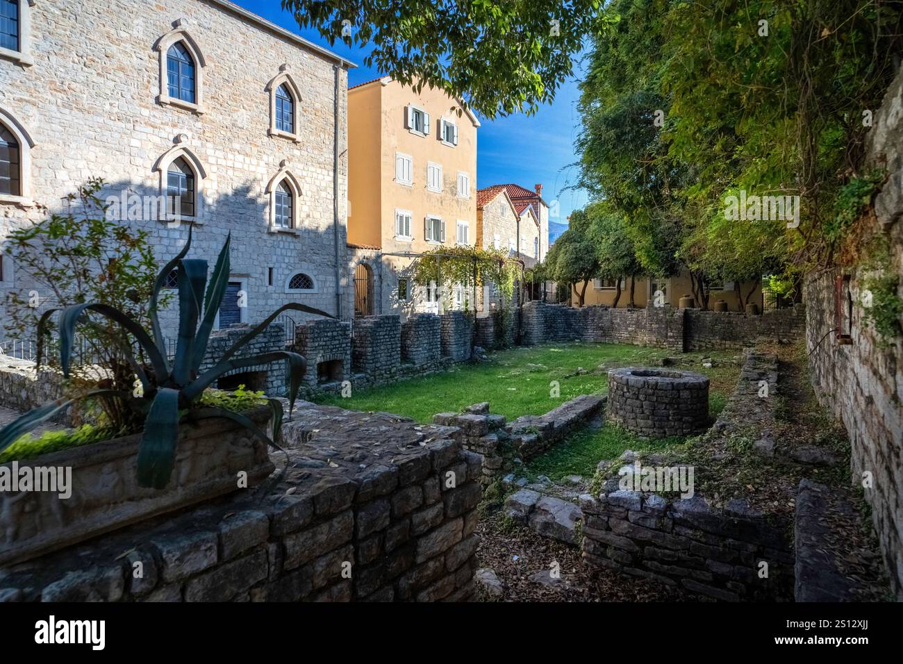 Mittelalterliche Stadt Budva, Montenegro Stockfoto