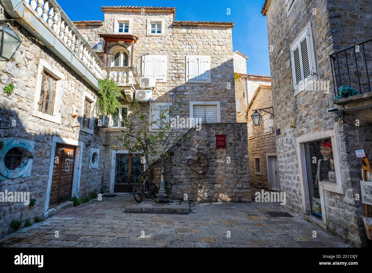 Mittelalterliche Stadt Budva, Montenegro Stockfoto