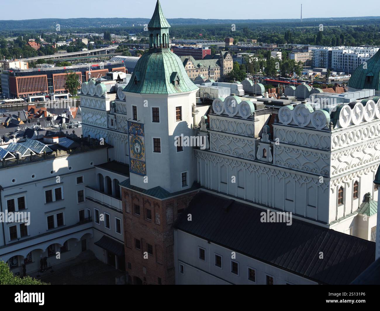 Der Glockenturm der Burg der Pommerschen Herzöge (Herzogsschloss von Stettiner) Stockfoto