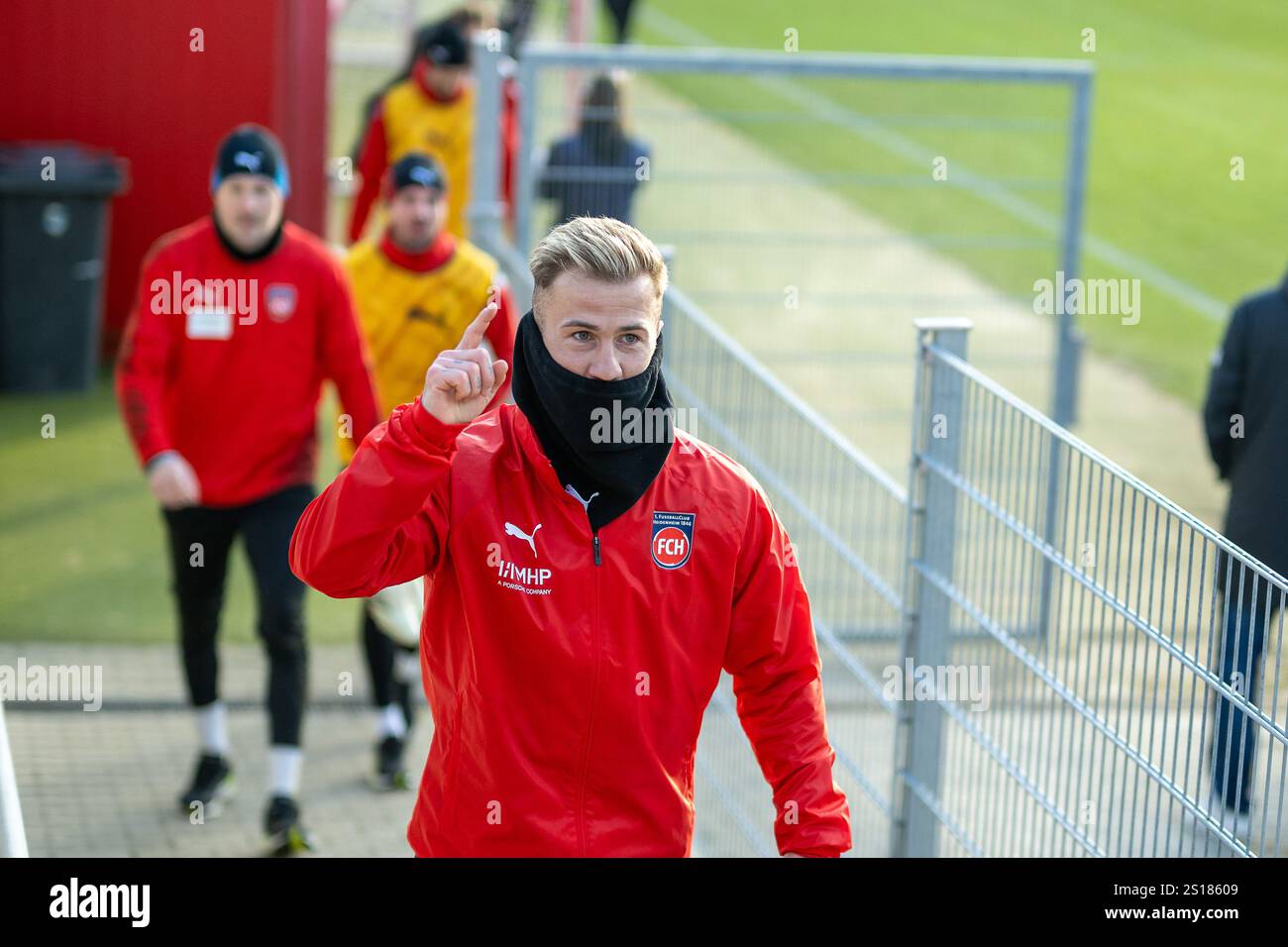 Niklas Dorsch (FC Heidenheim, #39), GER, FC Heidenheim, Fussball, Bundesliga, Trainingsauftakt, Winterpause, Spielzeit 2024/2025, 01.01.2025, Eibner-Pressefoto/Sascha Walther Stockfoto