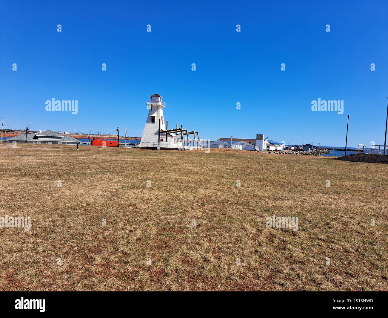 Port Borden Front Range Lighthouse in Borden-Carleton, Prince Edward Island, Kanada Stockfoto