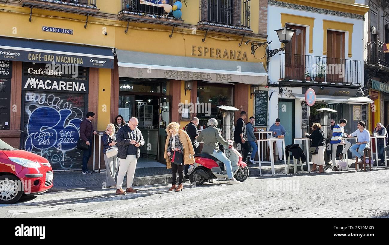 Das Viertel Macarena in Sevilla, Spanien Stockfoto Das Viertel Macarena in Sevilla, Spanien Stockfoto