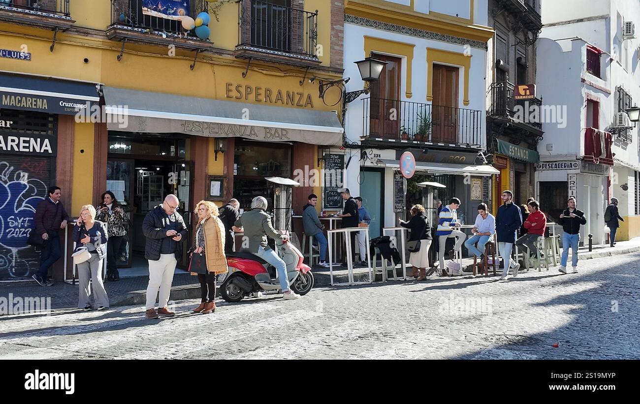 Das Viertel Macarena in Sevilla, Spanien Stockfoto Das Viertel Macarena in Sevilla, Spanien Stockfoto