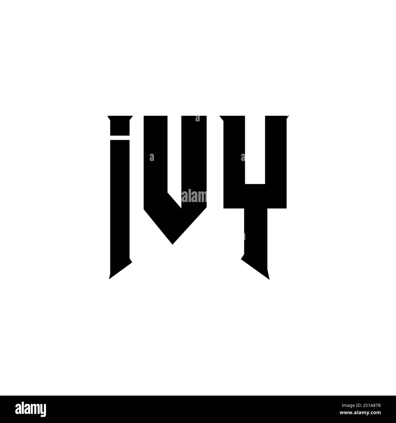 IVY Letter Logo-Design für Technologieunternehmen. Farbkombination mit IVY-Logo in Schwarz und weiß. IVY Logo, IVY Vektor, IVY Design, IVY Icon, IVY Alph Stock Vektor IVY Letter Logo-Design für Technologieunternehmen. Farbkombination mit IVY-Logo in Schwarz und weiß. IVY Logo, IVY Vektor, IVY Design, IVY Icon, IVY Alph Stock Vektor