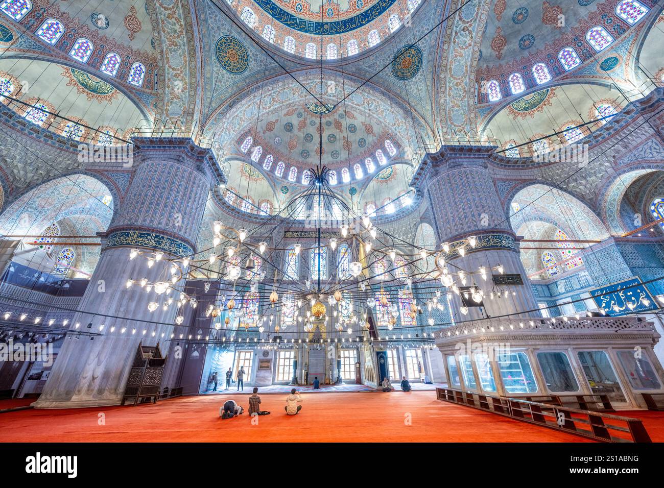 Türkei, Istanbul, historisches Zentrum, das zum UNESCO-Weltkulturerbe gehört, Bezirk Sultanahmet, Aya Sofya (Haghia Sophia oder Saint Sophia) Stockfoto