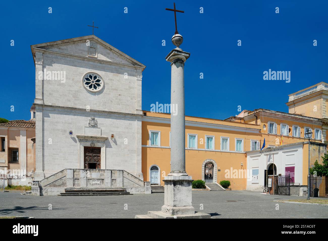 San Pietro in Montorio, St. Peter auf dem Goldenen Berg, Rom, Italien Stockfoto