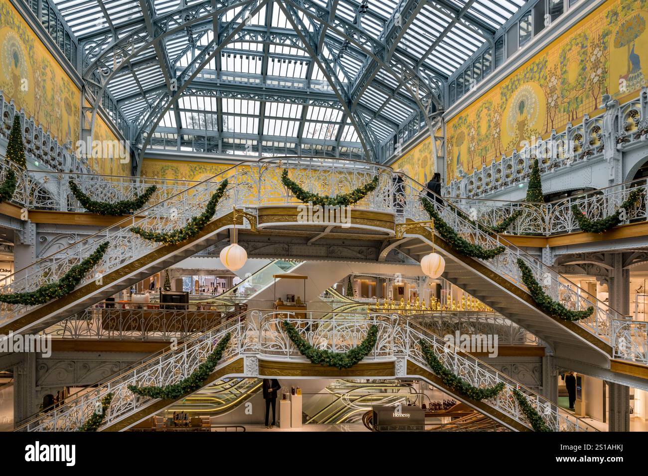 Frankreich, Paris, das Kaufhaus La Samaritaine während der Weihnachtsferien Stockfoto