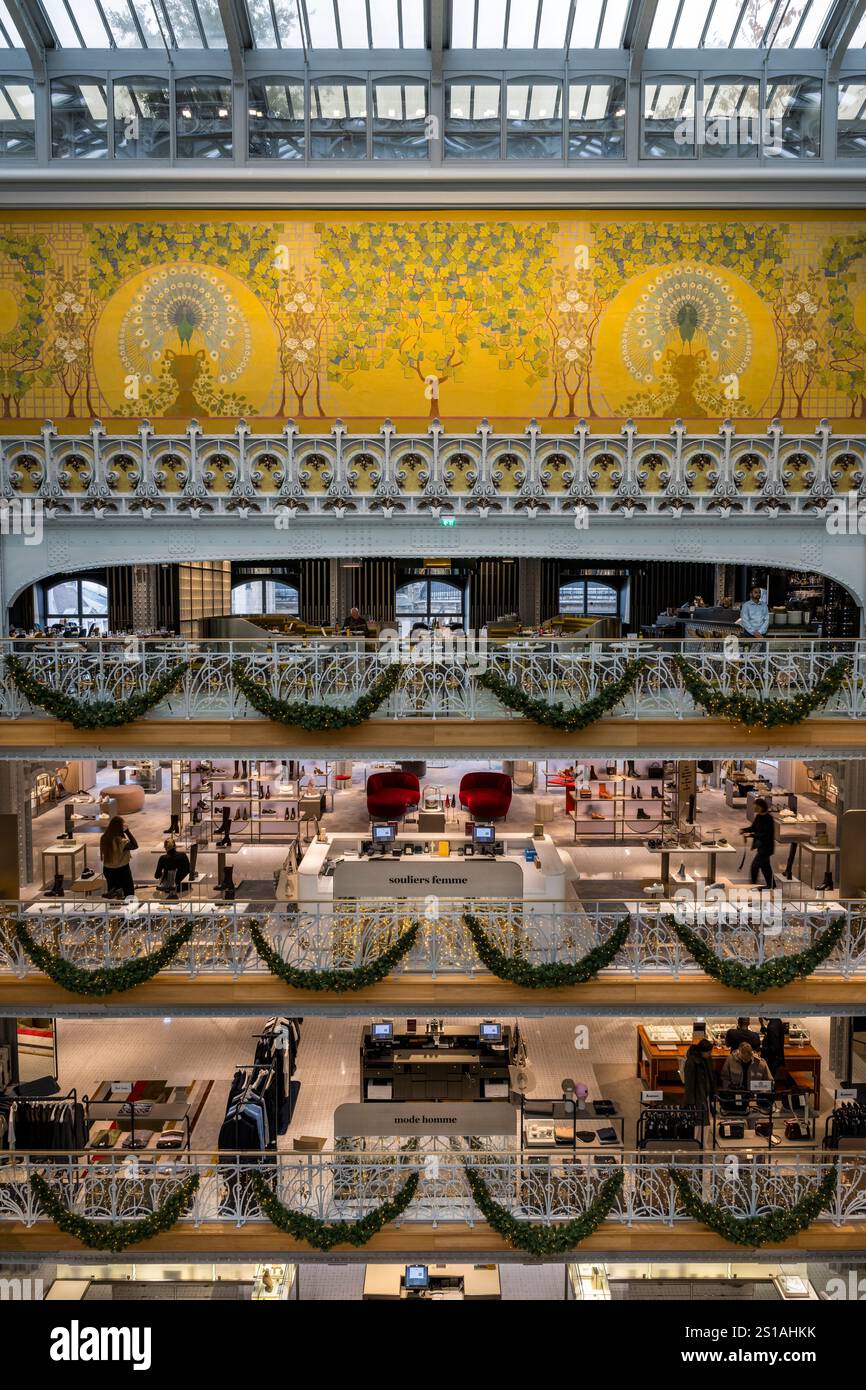 Frankreich, Paris, das Kaufhaus La Samaritaine während der Weihnachtsferien Stockfoto