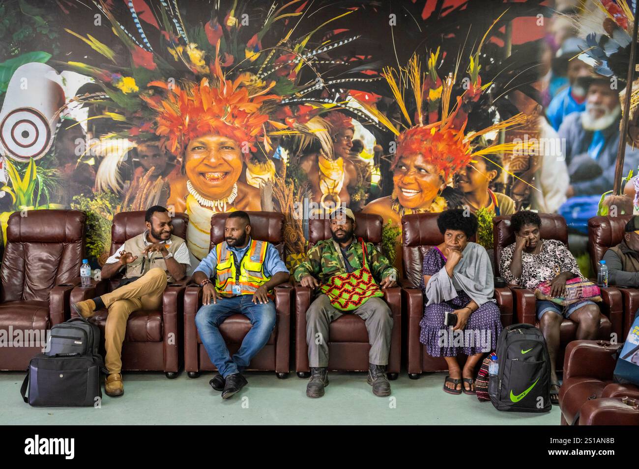 Papua-Neuguinea, Provinz National District, Port Moresby, Flughafen Jackson, Inlandsterminal Stockfoto