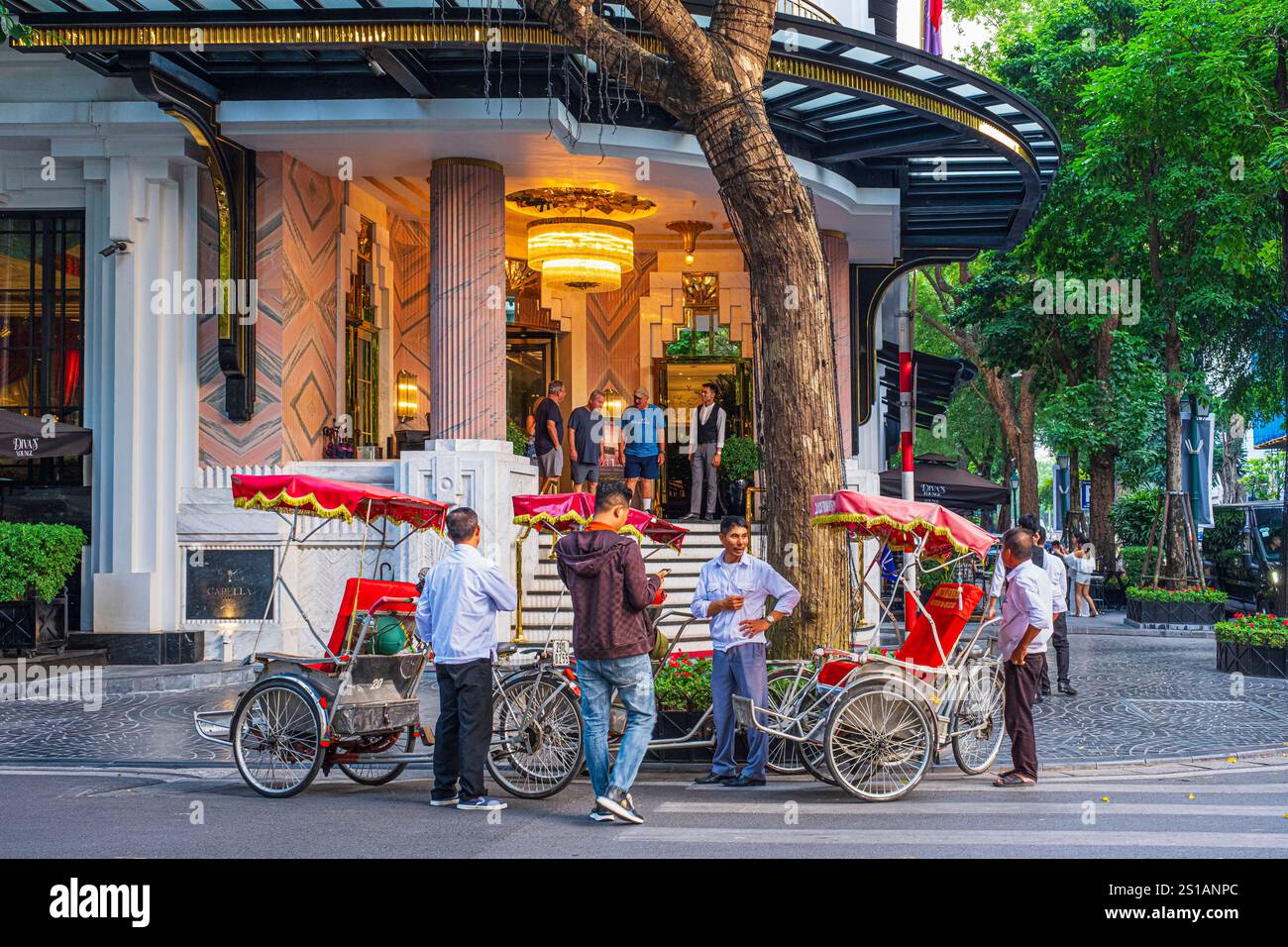 Vietnam, Hanoi, Hoan Kiem, ehemaliges französisches Kolonialviertel, Capella Hanoi 5-Sterne-Luxushotel Stockfoto