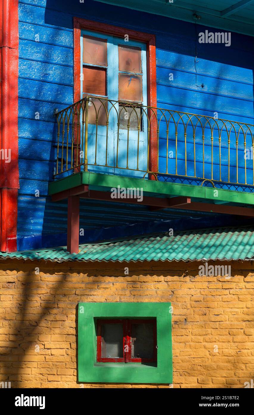 Caminito Street, La Boca Buenos Aires Stockfoto