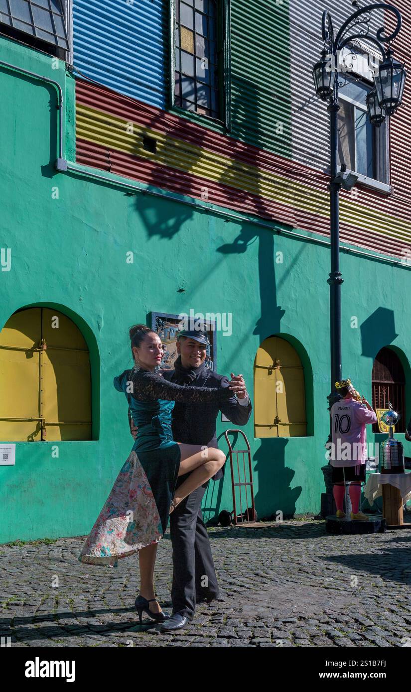 Caminito Street, La Boca Buenos Aires Stockfoto