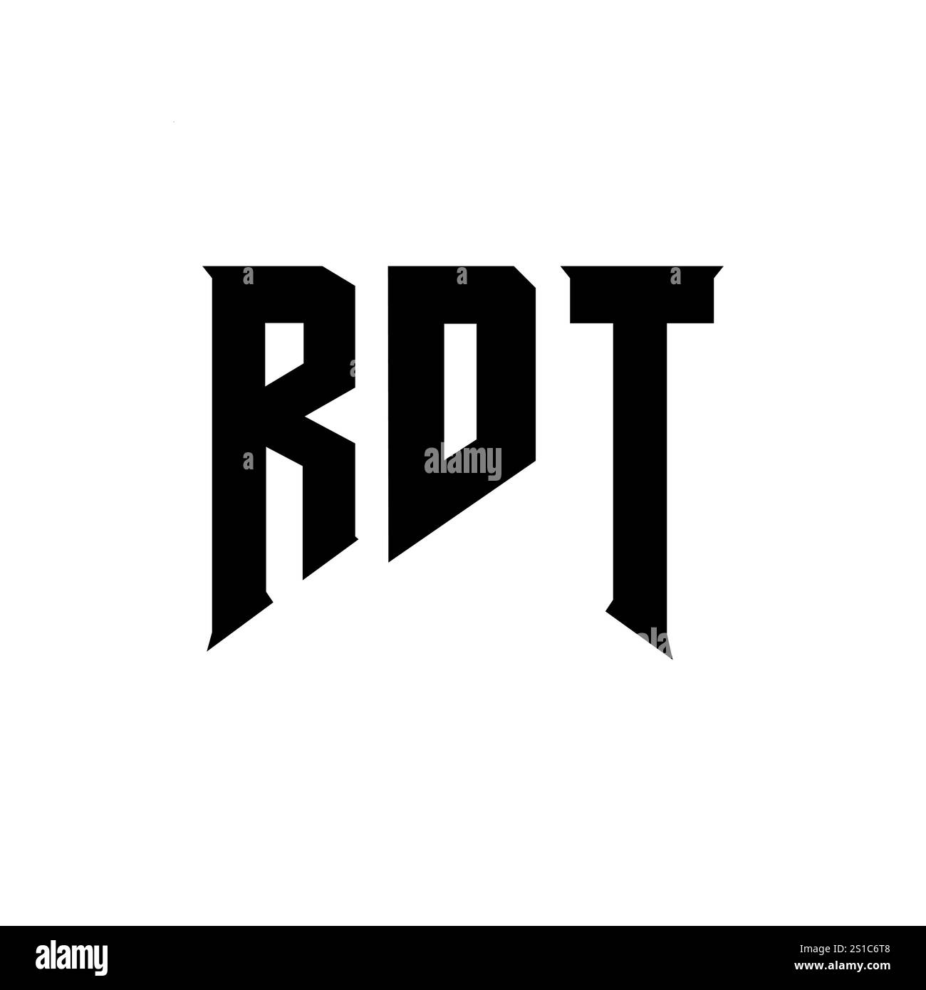 Hand Sign Letter Rdt Rdt logo design -Fotos und -Bildmaterial in hoher Auflösung – Alamy