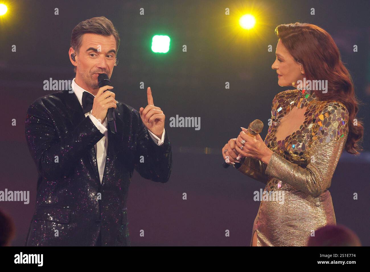 Silvester Schlagerboom 2025 live die Wunderlichtershow Florian