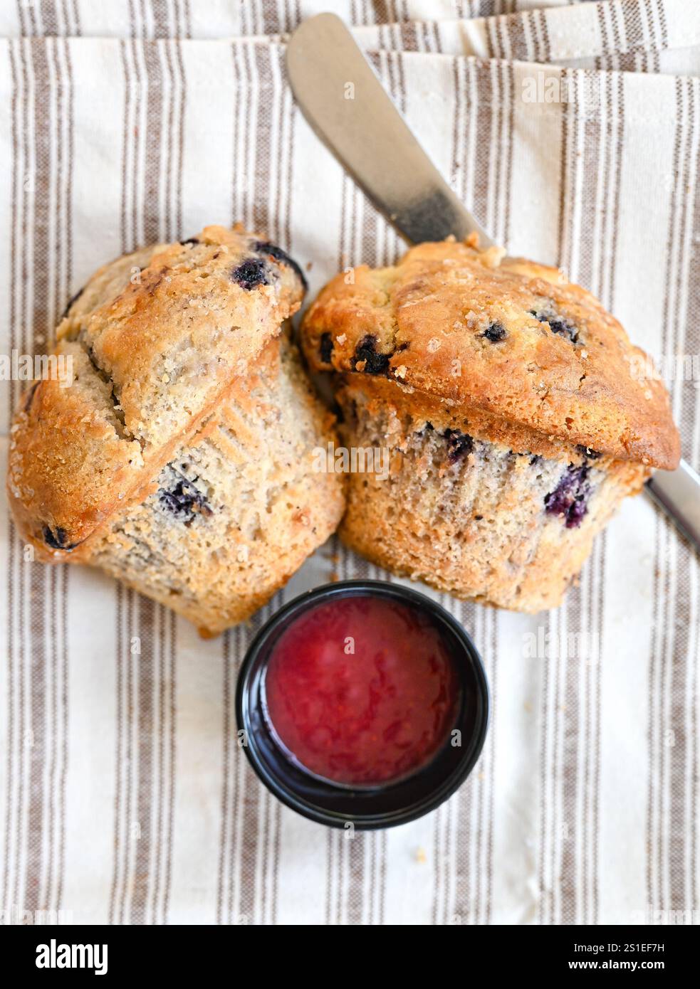 Muffin, Frühstück, Essen, Restaurant Stockfoto