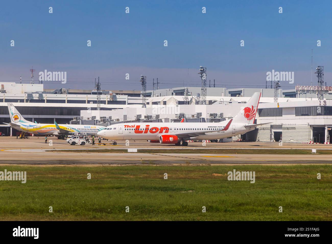 Flughafen Bangkok-Don Mueang. Registrierung: HS-LGK, Thai Lion Air, Boeing 737-800. // 28.11.2024: Bangkok, Thailand, Asien *** Bangkok Don Stockfoto