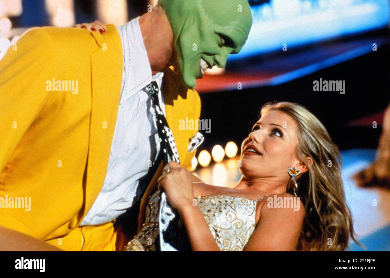 THE MASK 1994 New Line Cinema Film mit Jim Carrey und Cameron Diaz Stockfoto