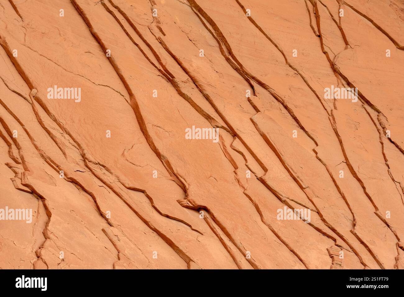 Sandsteinklippen im Norden von Arizona. Stockfoto