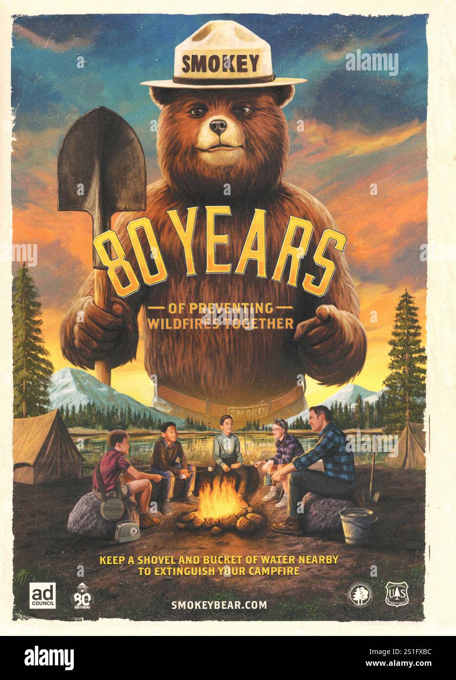 Food and Lifestyle Magazine Advert, 2024, USA Stockfoto