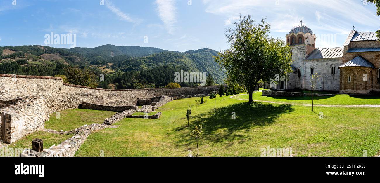 Kloster Studenica, Serbien Stockfoto