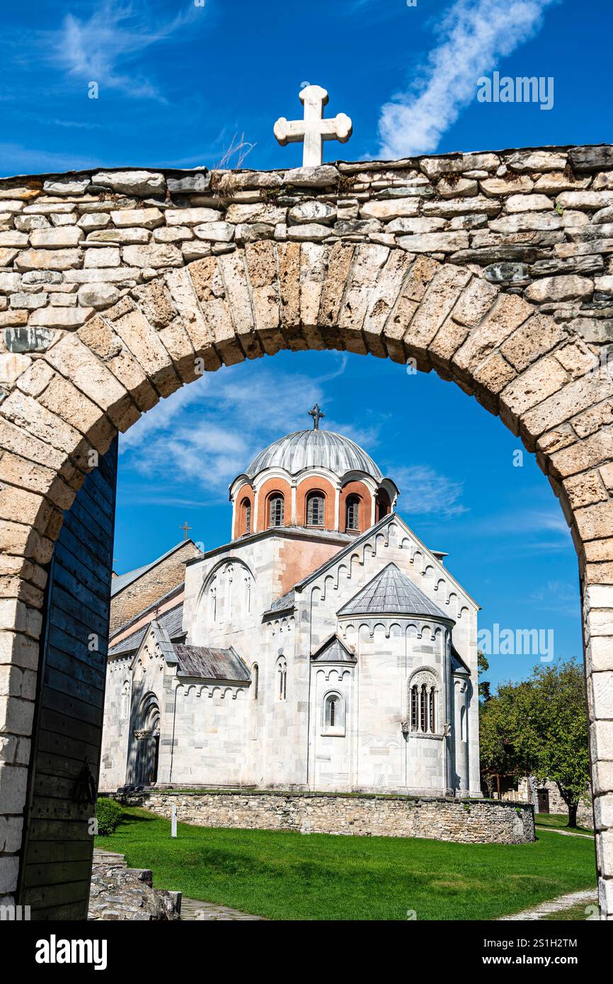 Kloster Studenica, Serbien Stockfoto