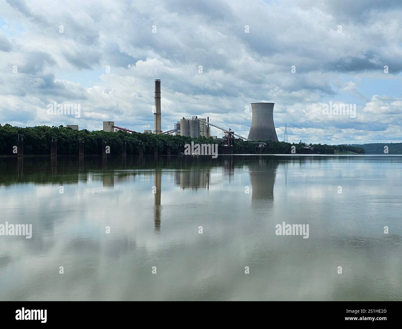 William H. Zimmer Kraftwerk, ehemaliges Kohlekraftwerk. Das Kraftwerk war ursprünglich als Kernkraftwerk vorgesehen. Stockfoto