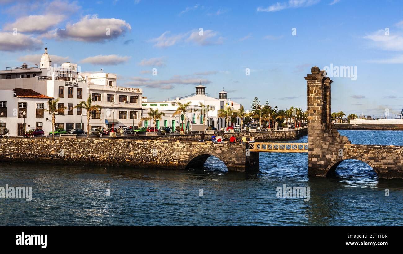 2016, Arrecife, Lanzarote, Arrecife, ESP, Spanien, Kanarische Inseln, Kanarische Inseln, Atlantik, Lanzarote, Biosphärenreservat, Vulkan, Vol Stockfoto