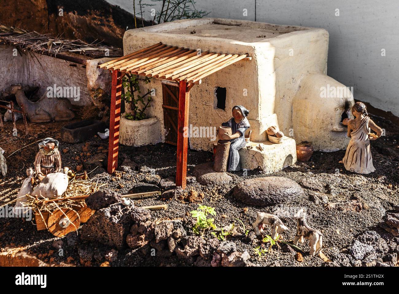 2016, Lanzarote, ESP, Spanien, Kanarische Inseln, Kanarische Inseln, Atlantik, Lanzarote, Biosphärenreservat, Vulkan, Vulkanismus, Vulkaninsel, Insel Stockfoto
