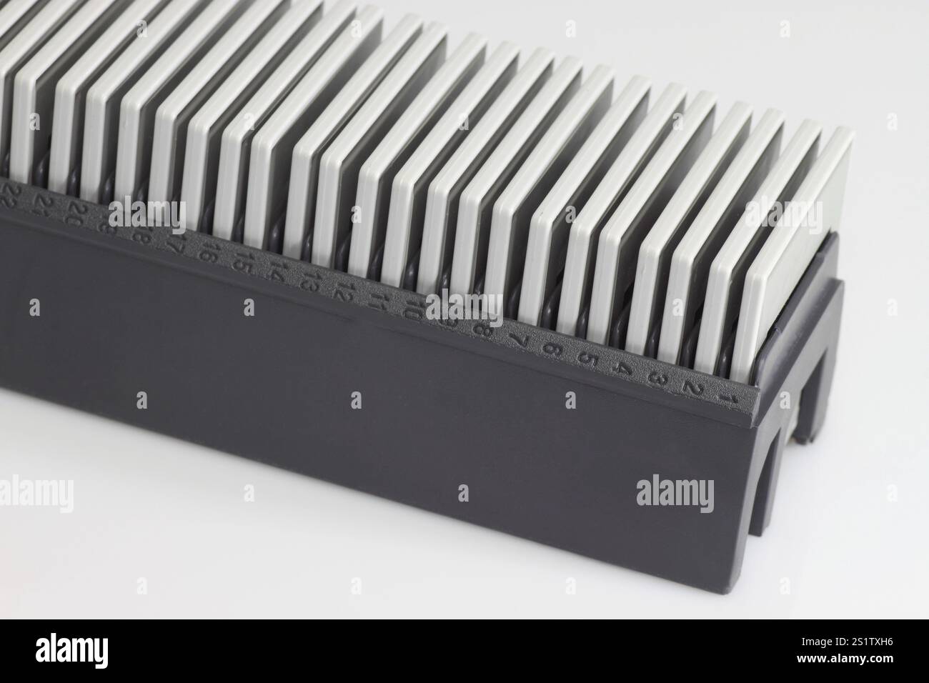 Schieben Sie Magazine im Detail Stockfoto