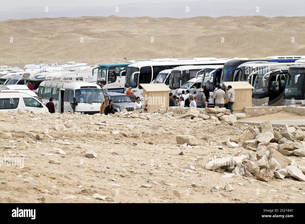 Busse in Ägypten. Österreich Stockfoto