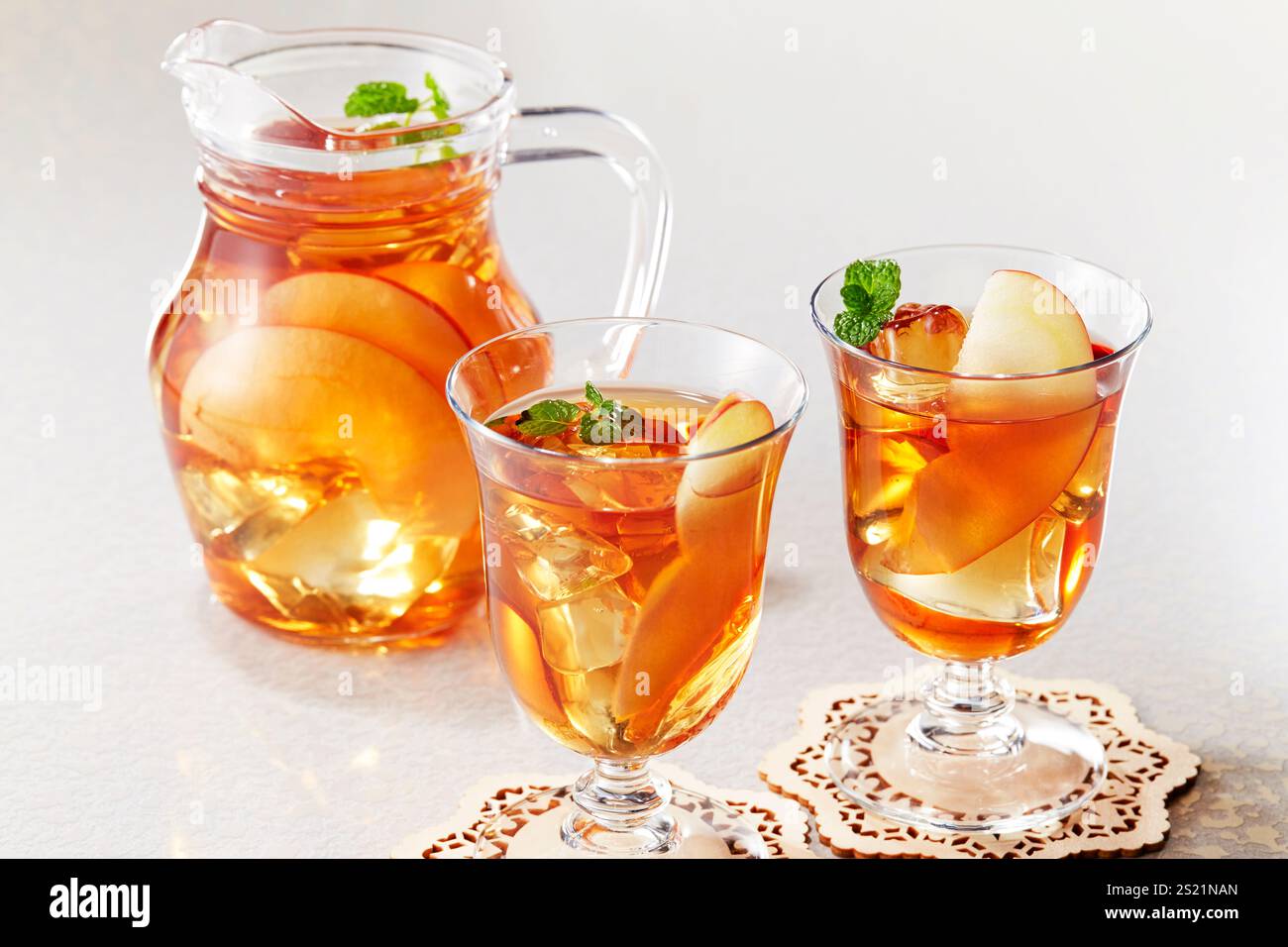 Apfeleistee Stockfoto