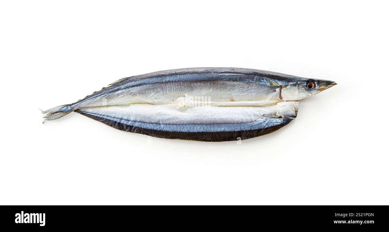Getrocknete Makrelenhecht Stockfoto