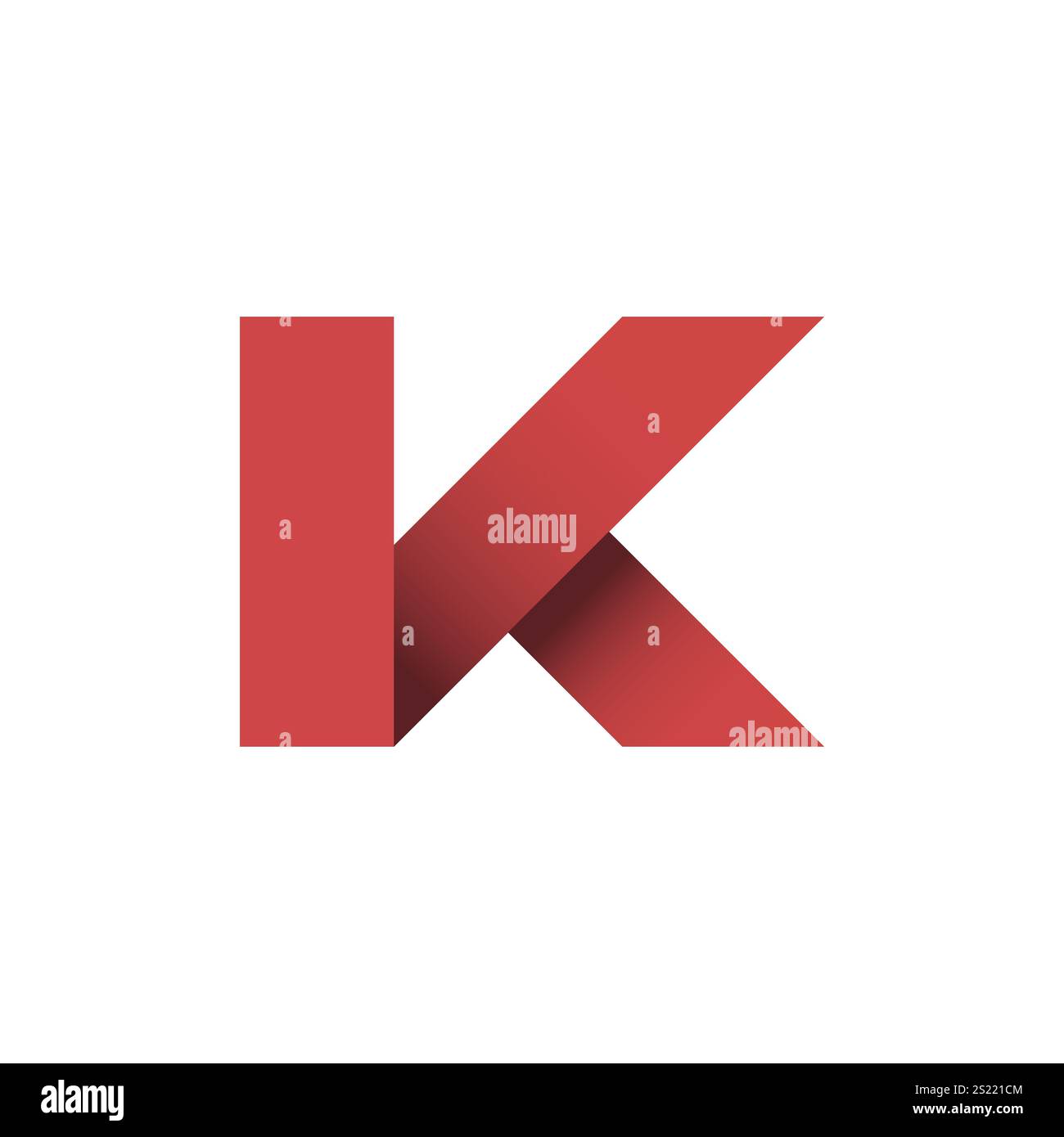 Kreatives und modernes K Letter Logo-Design. K. K-Logo-Design, ursprüngliche K-Logo-Vorlage. Design-Vorlagenelemente des Letter K-Logos Stock Vektor