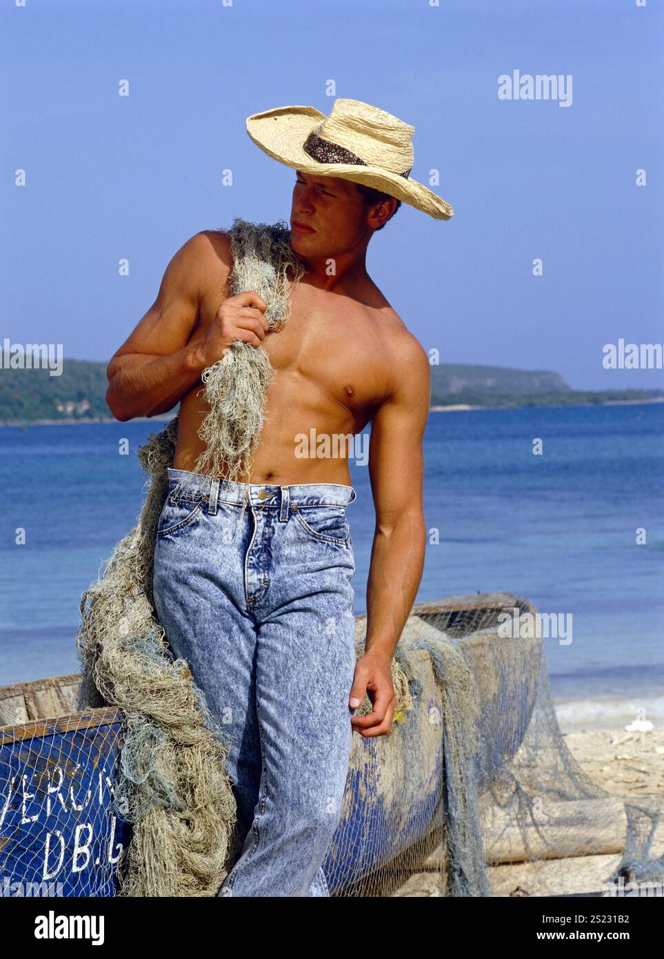 Picture Bank Men Stockfoto