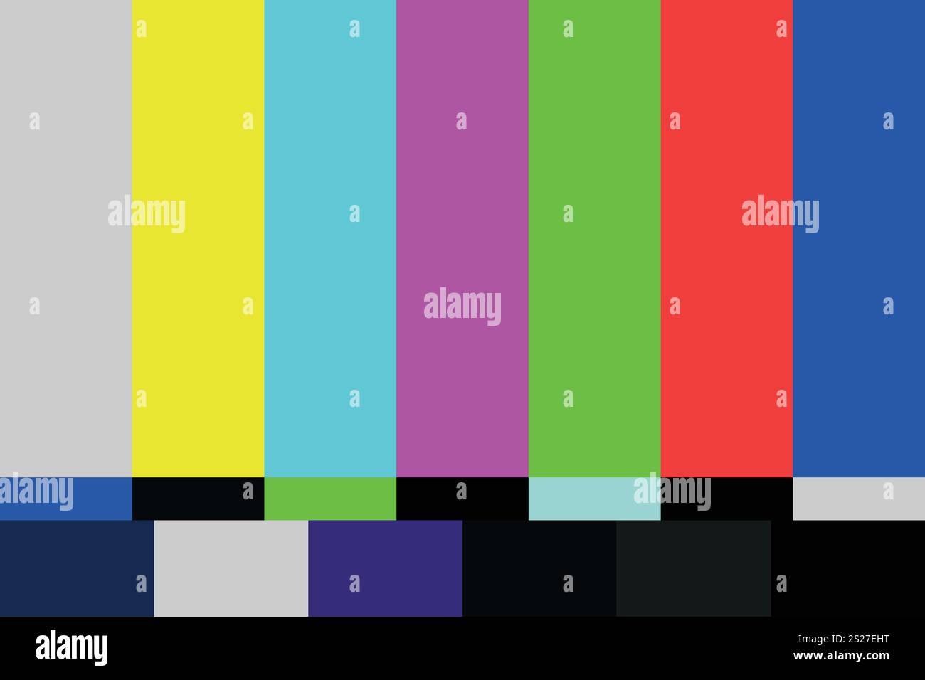 Der Fernseher hat kein Signal, der Hintergrund des Fernsehers hat kein Signal Stock Vektor