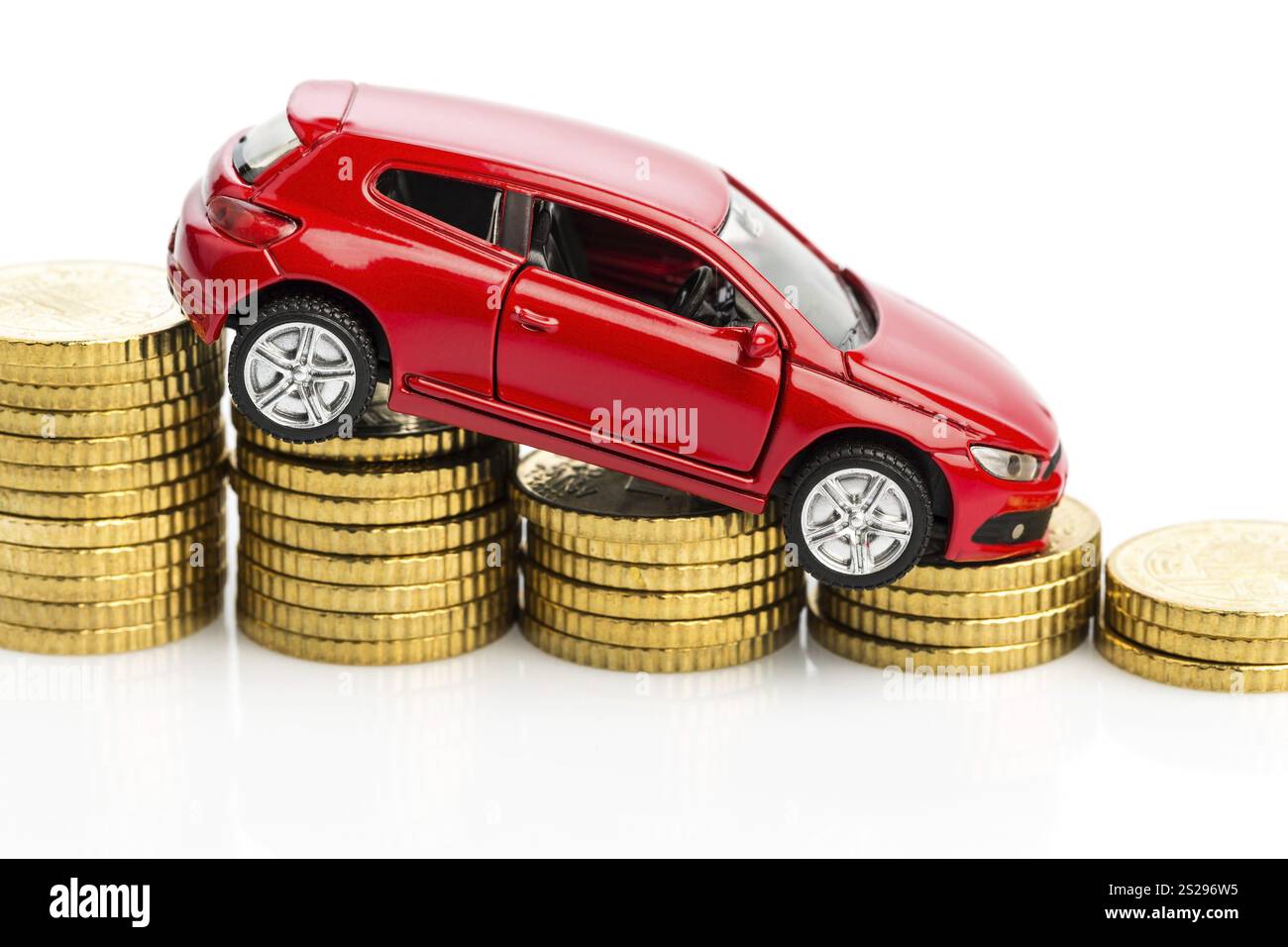 Sinkende Gewinne für Autohändler und Autohersteller. Österreich Stockfoto