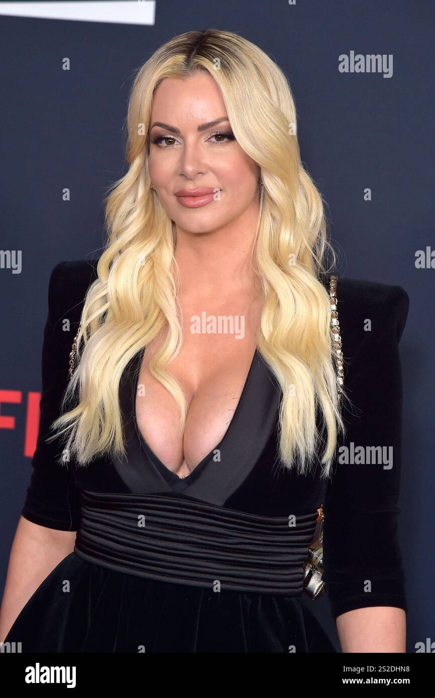 Maryse Ouellet bei der Premiere der Wrestling Show WWE Monday Night RAW auf Netflix im Intuit Dome. Inglewood, 06.01.2025 *** Maryse Ouellet bei der Premiere der Wrestling-Show WWE Monday Night RAW auf Netflix im Intuit Dome Inglewood, 06 01 2025 Foto:xD.xStarbuckx/xFuturexImagex RAW 5207 Stockfoto
