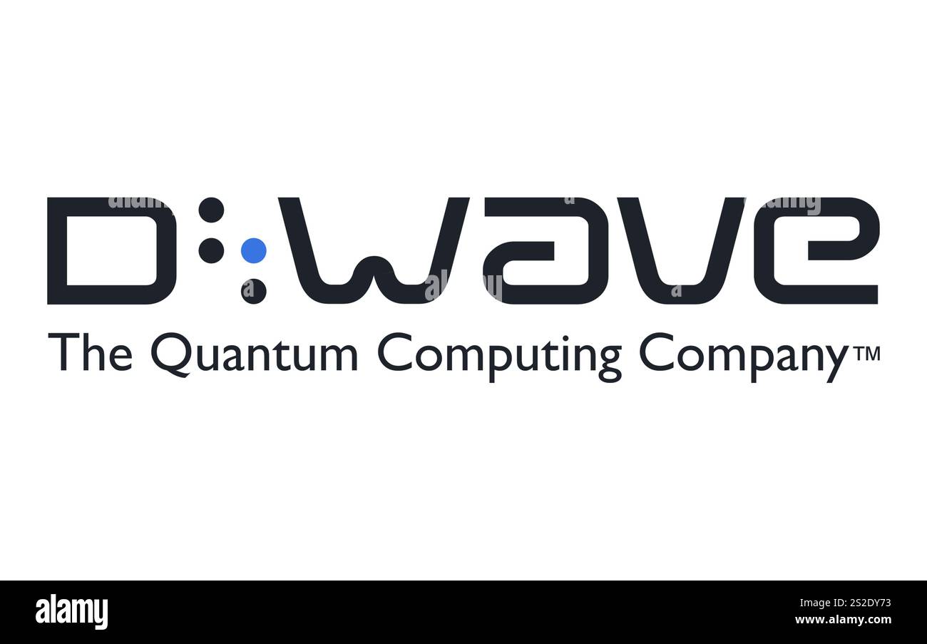 D-Wave Quantum Computing Unternehmenslogo Stockfoto