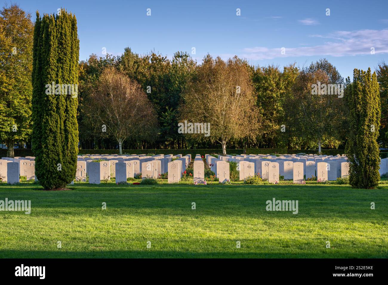 Bayeux British War Cemetery, Normandie, Frankreich Stockfoto