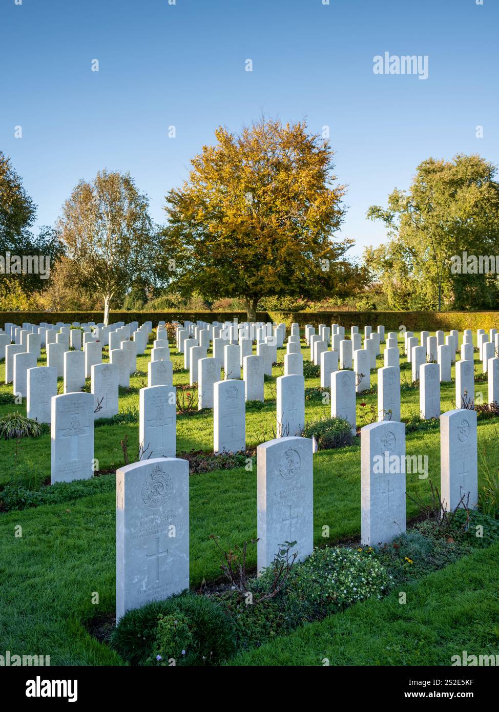 Bayeux British War Cemetery, Normandie, Frankreich Stockfoto